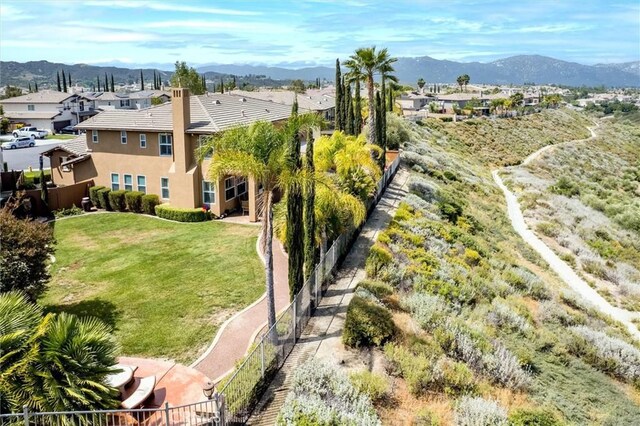 33850 Sattui St, Temecula, CA 92592 - aerial perspective of suburban area featuring mountains