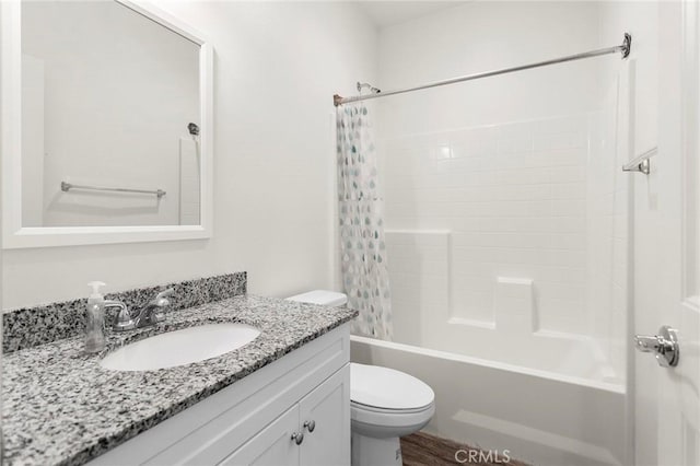 34048 Thistlewood Ave, Murrieta, CA 92563 - bathroom with toilet, vanity, and shower / tub combo