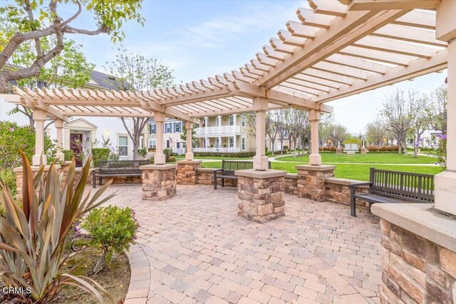 5611 Dorsey St, Ventura, CA 93003 - view of patio / terrace with a pergola