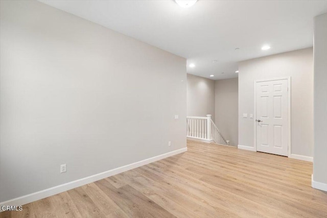 5611 Dorsey St, Ventura, CA 93003 - spare room featuring light wood-type flooring and recessed lighting