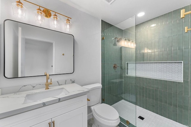 4532 Dawson Ave Unit 3, San Diego, CA 92115 - full bath with vanity, toilet, and a walk in shower