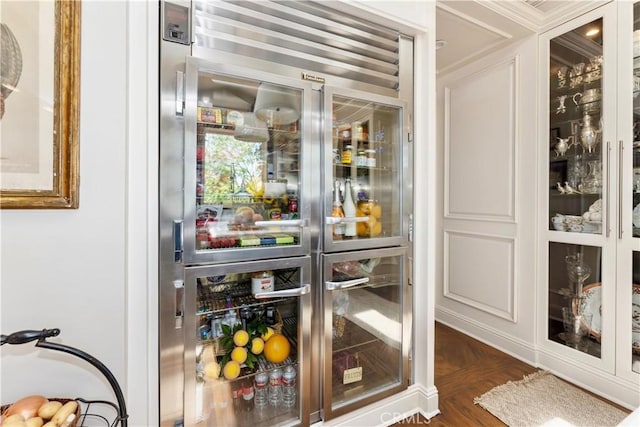302 W Carter Ave, Sierra Madre, CA 91024 - pantry featuring wine cooler