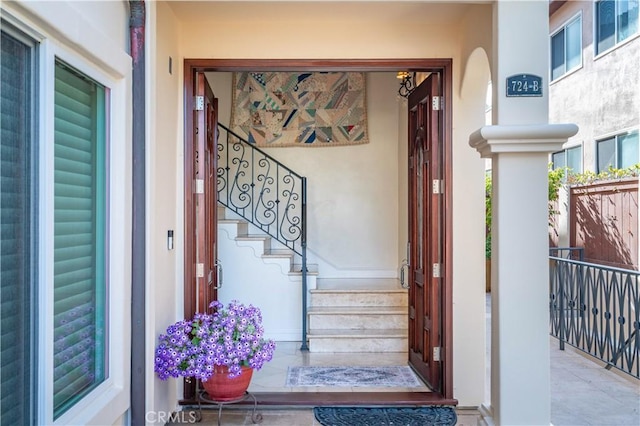 724 S Broadway Unit B, Redondo Beach, CA 90277 - doorway to property with stucco siding