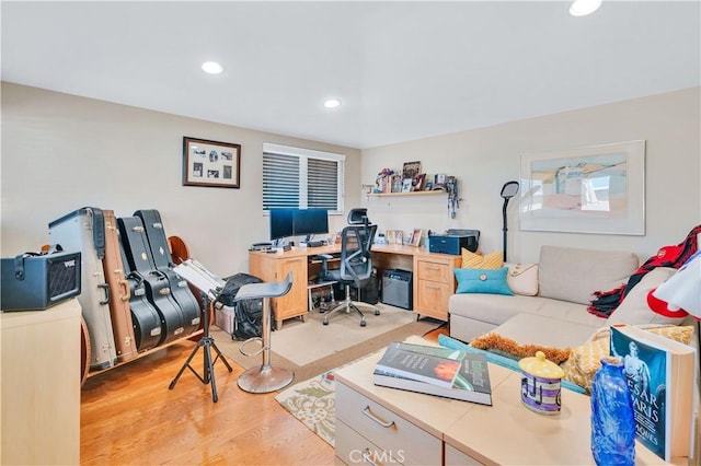 724 S Broadway Unit B, Redondo Beach, CA 90277 - office with light wood finished floors and recessed lighting