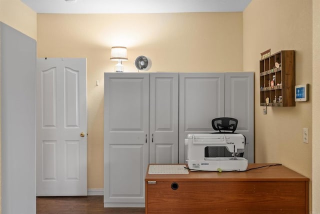 31081 Bunker Dr, Temecula, CA 92591 - office space with dark wood-style flooring