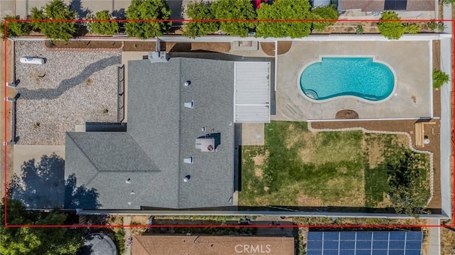 28732 Paseo Diablo, Menifee, CA 92587 - view of property location with property parcel outlined and a pool
