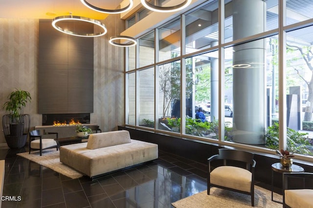 1155 S Grand Ave Unit 1403, Los Angeles, CA 90015 - common area with a towering ceiling