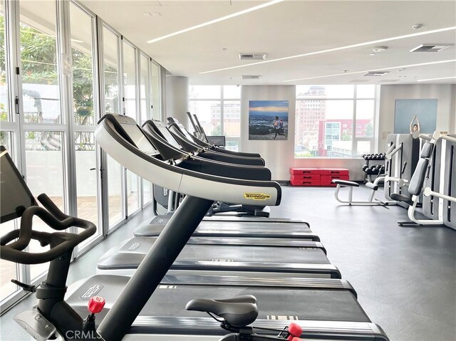 1050 S Grand Ave Unit 2003, Los Angeles, CA 90015 - view of workout area