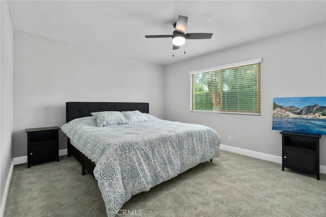 4622 San Jose St Unit W, Montclair, CA 91763 - carpeted bedroom featuring baseboards and a ceiling fan