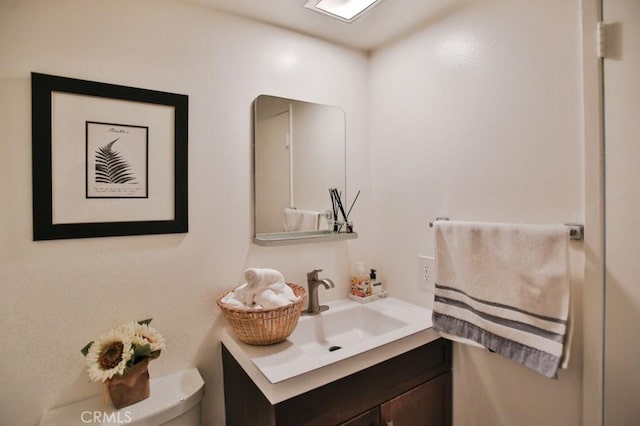 4502 Bates Dr, Yorba Linda, CA 92886 - half bathroom featuring vanity and toilet