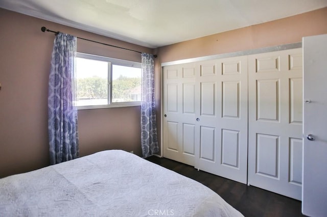 4502 Bates Dr, Yorba Linda, CA 92886 - bedroom featuring a closet and dark wood-style floors