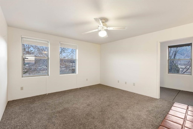 604 River Ranch Rd, Markleeville, CA 96120 - empty room featuring carpet floors and a ceiling fan