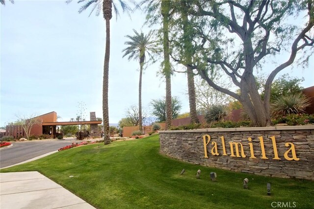 50135 Camino Privado Ln, Quinta, CA 92253 - community / neighborhood sign with a yard