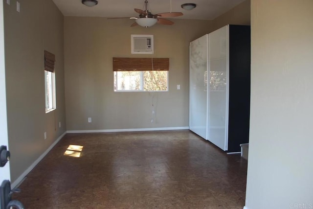 29730 Red Mountain Rd, Valley Center, CA 92082 - empty room with healthy amount of natural light, a ceiling fan, and baseboards