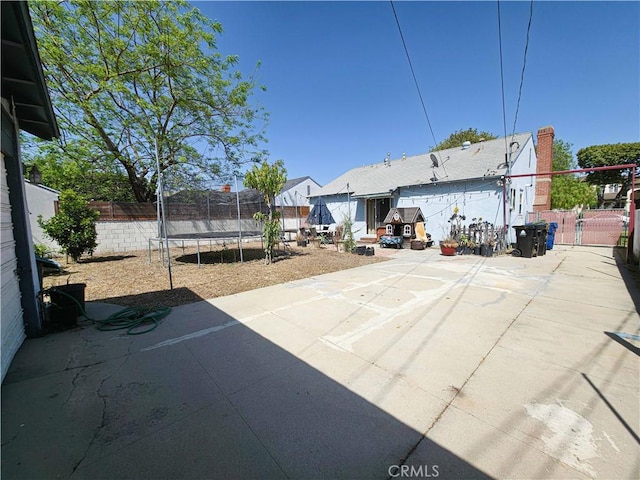 3817 Somerset Dr, Los Angeles, CA 90008 - view of patio / terrace featuring a trampoline
