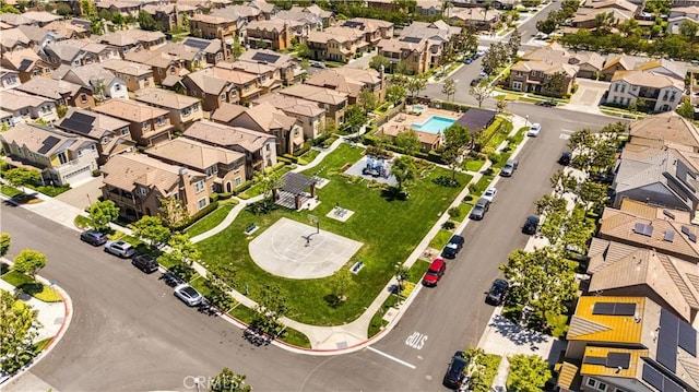 16007 Dexter St, Chino, CA 91708 - aerial view of property's location with nearby suburban area and a pool