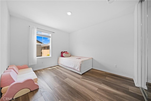 16007 Dexter St, Chino, CA 91708 - bedroom featuring wood finished floors, baseboards, and recessed lighting