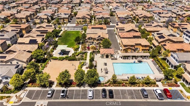 16007 Dexter St, Chino, CA 91708 - bird's eye view of a pool area