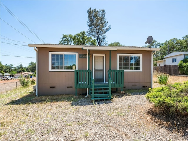 16183 18th Ave, Clearlake, CA 95422 - bungalow-style home with crawl space