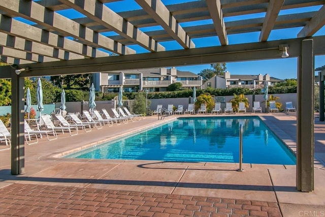 12812 Caminito En Flor, Del Mar, CA 92014 - community pool featuring a pergola and a patio area