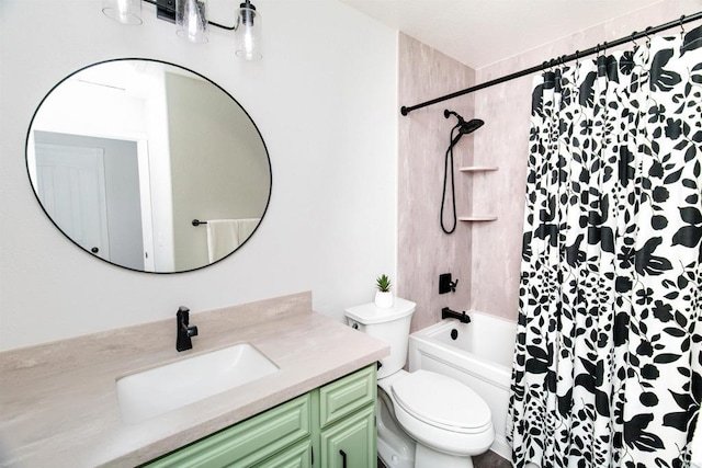 23912 Benito Way, Ramona, CA 92065 - bathroom with vanity and shower / bathtub combination with curtain