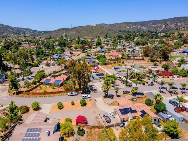 23912 Benito Way, Ramona, CA 92065 - aerial view of residential area with a mountain backdrop