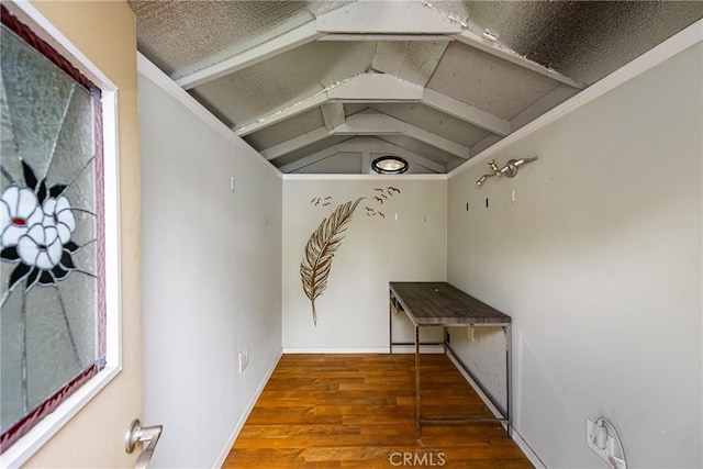 5893 E Adderley Dr, Long Beach, CA 90808 - walk in closet with lofted ceiling and wood finished floors