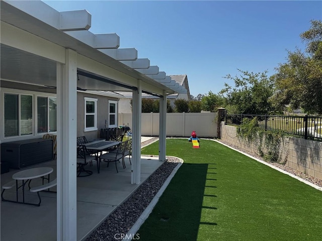 31827 Ives Ct, Menifee, CA 92584 - view of yard featuring a patio