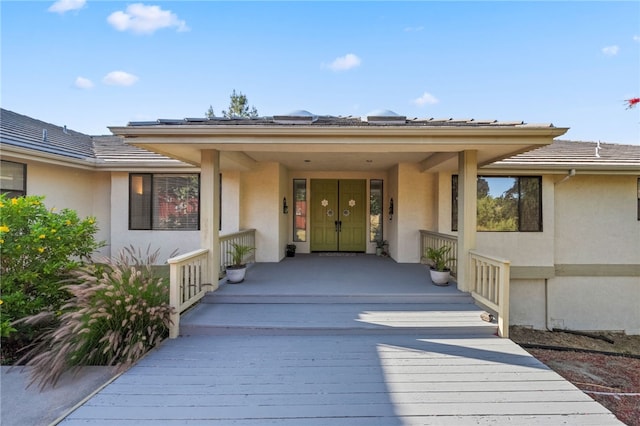 1357 Sunny Heights Rd, Fallbrook, CA 92028 - entrance to property featuring stucco siding and a porch