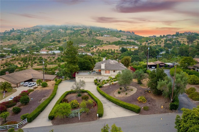 1357 Sunny Heights Rd, Fallbrook, CA 92028 - view of aerial view at dusk