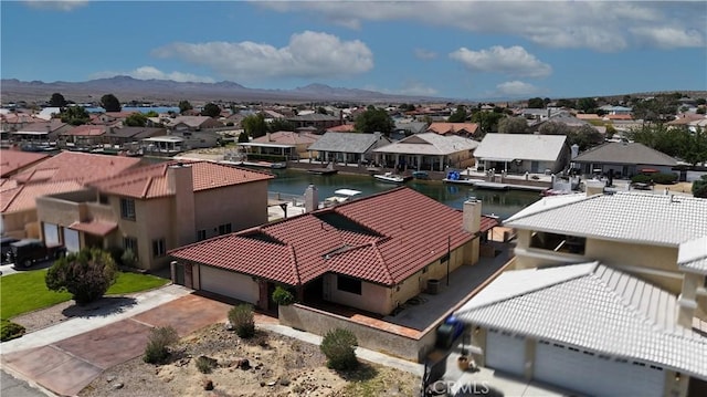 14279 Galleon Ln, Helendale, CA 92342 - aerial perspective of suburban area with a mountain backdrop