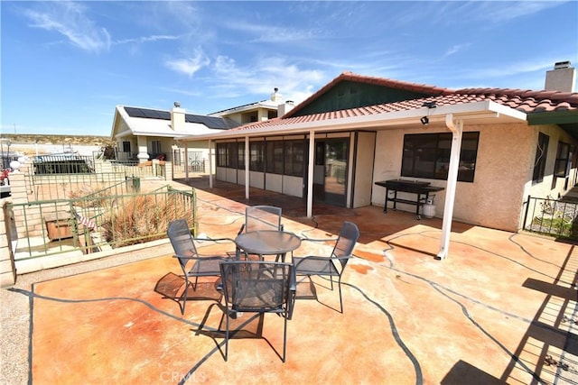 14279 Galleon Ln, Helendale, CA 92342 - view of patio / terrace featuring a sunroom