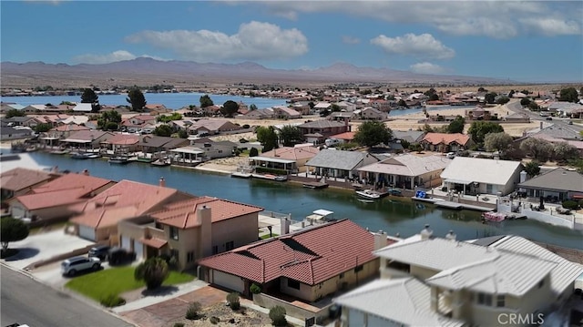 14279 Galleon Ln, Helendale, CA 92342 - aerial view of residential area featuring a water and mountain view