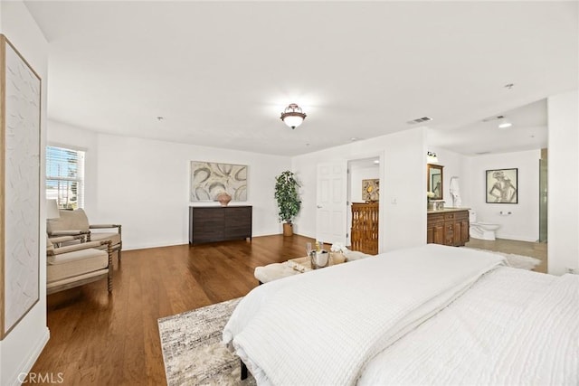 4937 Peck Rd Unit C, El Monte, CA 91732 - bedroom with wood finished floors and connected bathroom