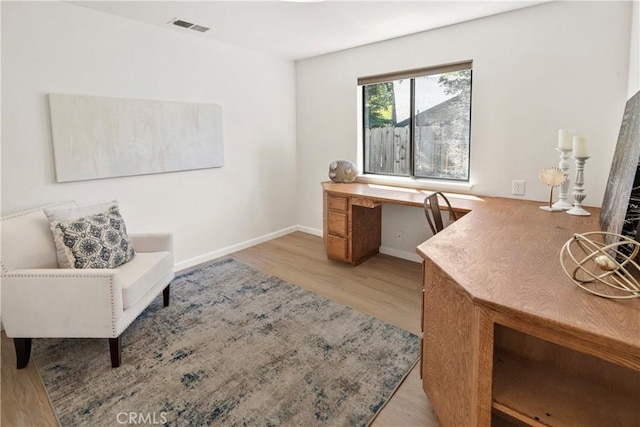 3014 California Park Dr, Chico, CA 95928 - home office with light wood-style flooring and baseboards