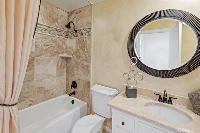 3014 California Park Dr, Chico, CA 95928 - full bath with shower / bath combo, vanity, and toilet
