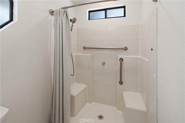 3014 California Park Dr, Chico, CA 95928 - bathroom featuring a shower stall and toilet