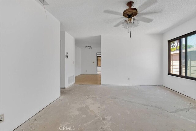9820 Mandalay Ct, Riverside, CA 92503 - unfurnished room featuring unfinished concrete floors and a ceiling fan