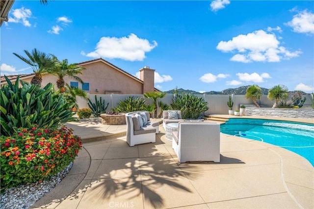 32070 Corte Bonilio, Temecula, CA 92592 - view of pool with a patio area and a fenced backyard