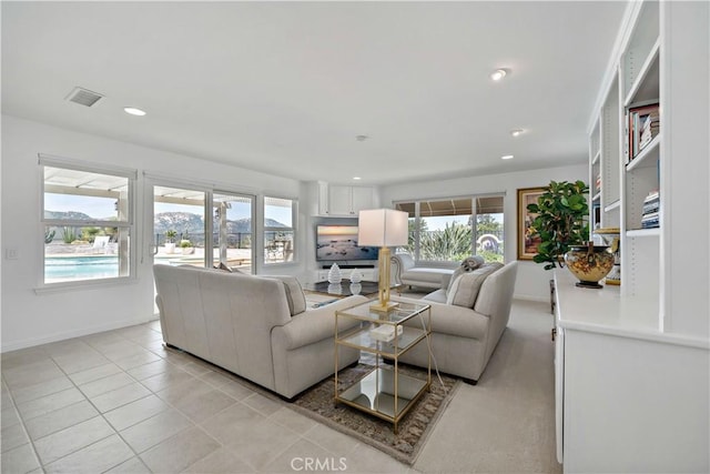 32070 Corte Bonilio, Temecula, CA 92592 - living area with light tile patterned floors and recessed lighting