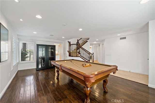 32070 Corte Bonilio, Temecula, CA 92592 - playroom with wood finished floors, pool table, and recessed lighting