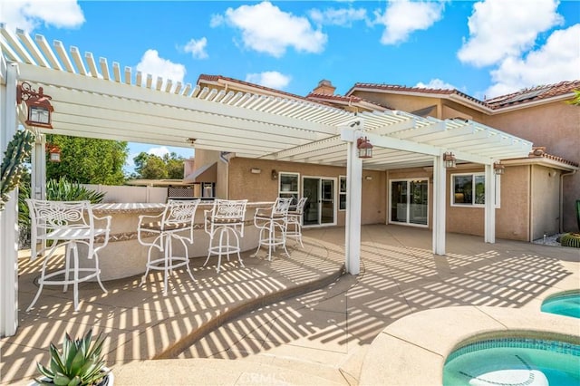 32070 Corte Bonilio, Temecula, CA 92592 - view of patio with a pergola