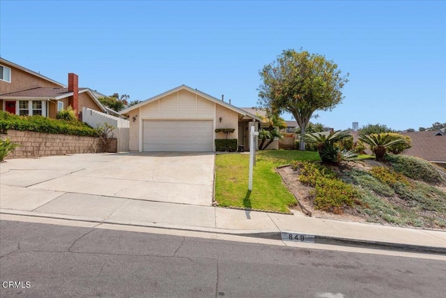 849 Plaza Cuernavaca Way, San Diego, CA 92114 - view of front of property with an attached garage and driveway