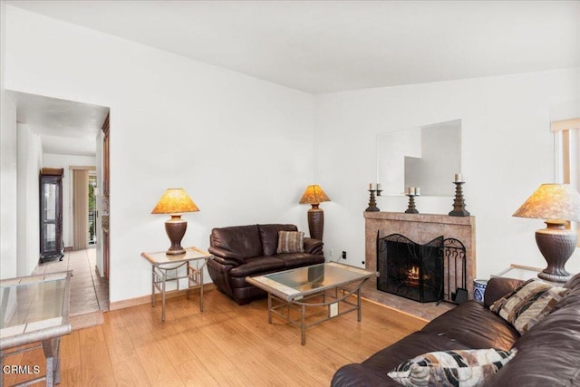 849 Plaza Cuernavaca Way, San Diego, CA 92114 - living area featuring light wood-type flooring and a fireplace