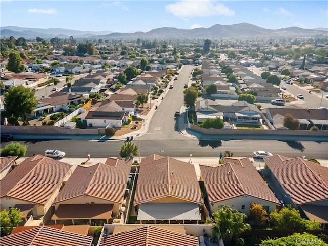 28162 Bavaria Dr, Menifee, CA 92585 - aerial perspective of suburban area featuring a mountainous background