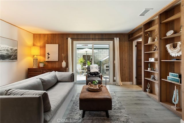 33252 Big Sur St, Dana Point, CA 92629 - living room featuring wooden walls and wood finished floors