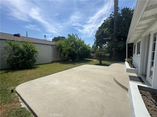 23308 Friar St, Woodland Hills, CA 91367 - fenced backyard with a patio