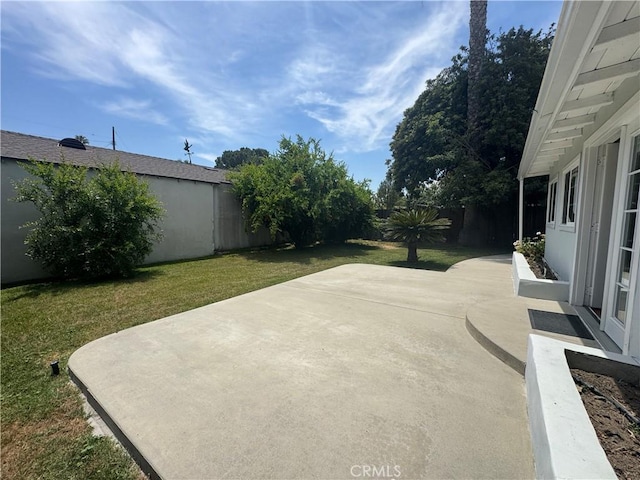 23308 Friar St, Woodland Hills, CA 91367 - fenced backyard with a patio