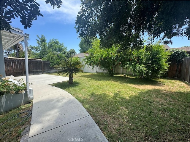 23308 Friar St, Woodland Hills, CA 91367 - fenced backyard with a patio
