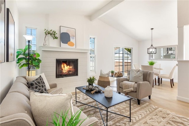 4519 Darien St, Torrance, CA 90503 - living area with light wood finished floors and a lit fireplace